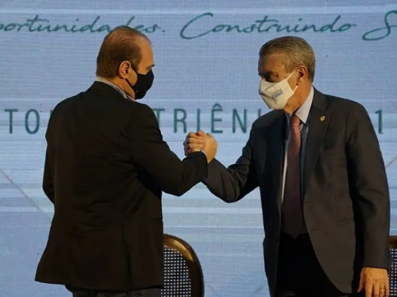 Presidente da ALEMS reitera apoio ao setor produtivo durante posse na Famasul
