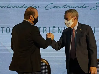 Presidente da ALEMS reitera apoio ao setor produtivo durante posse na Famasul
