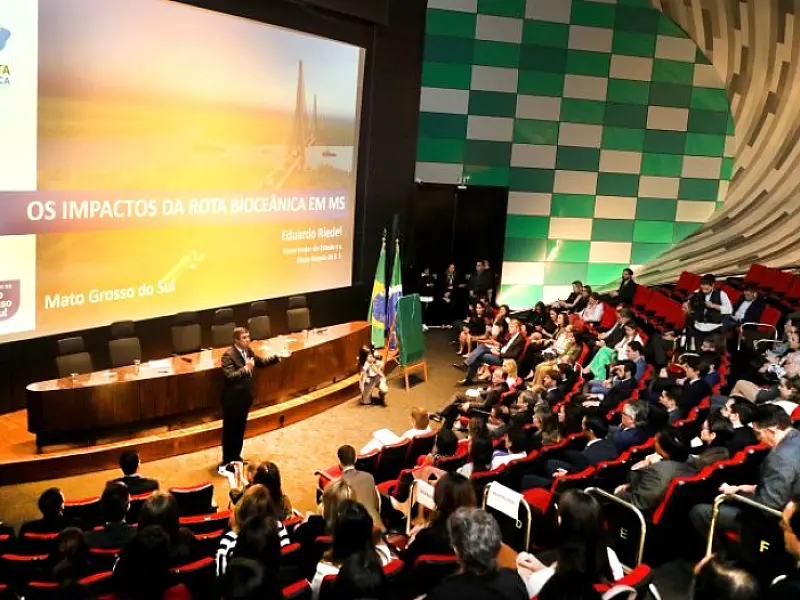 Crescimento econômico: Rota Bioceânica estará pronta em dois anos, avalia governador