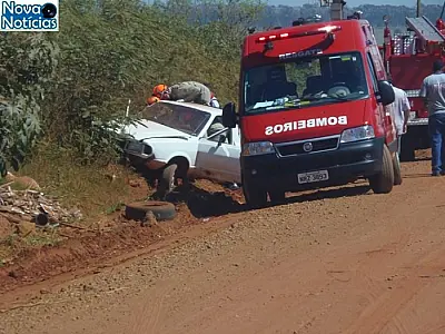 Acidente na MS-473 deixa uma pessoa ferida nessa sexta