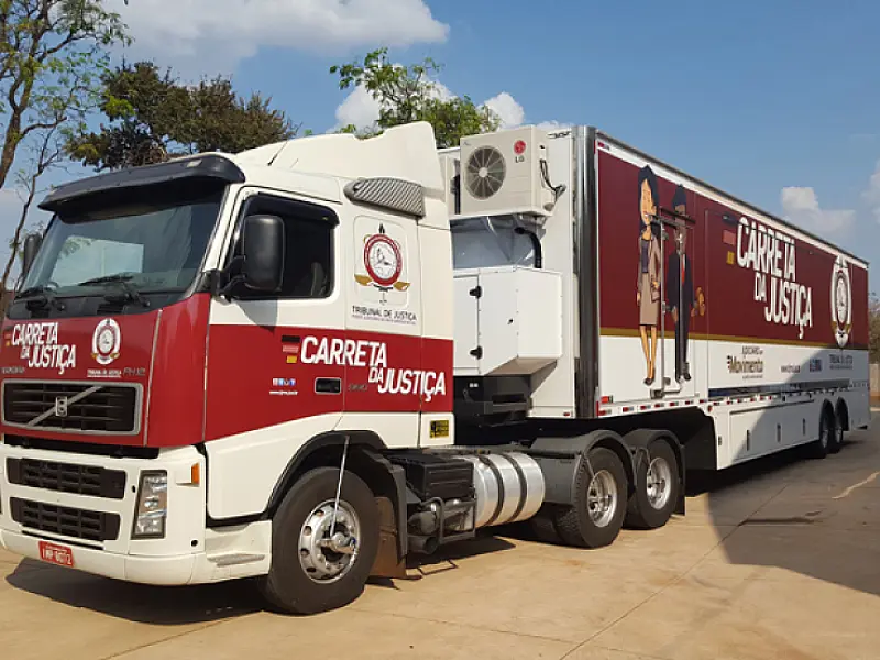 Carreta da Justiça oferecerá serviços em Taquarussu até a próxima semana
