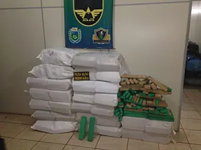 Polícia Militar Rodoviária apreende 650 kg de maconha na MS 164