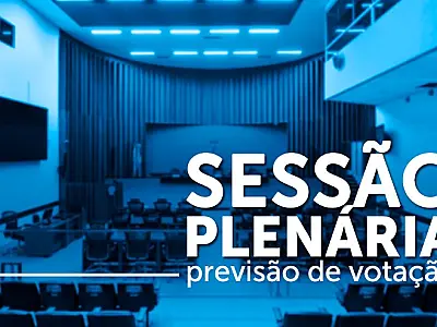 Pautados quatro projetos para a sessão plenária desta quinta-feira
