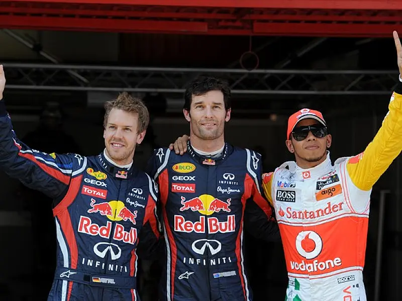 F1: Mark Webber parte à frente do GP Espanha