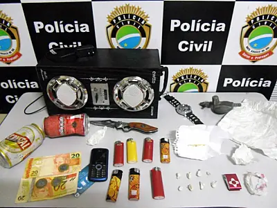 Polícias Civis e Militares fecham ponto de venda de drogas em Bataguassu