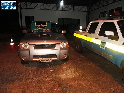 Camionete roubada em Bataguassu é recuperada pela PMR de Amandina