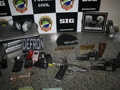 Quadrilha que assaltou duas famílias em Dourados é presa