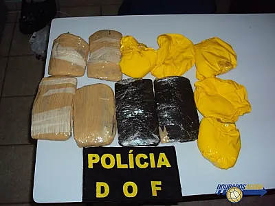Paranaenses são presas com droga amarrada às pernas