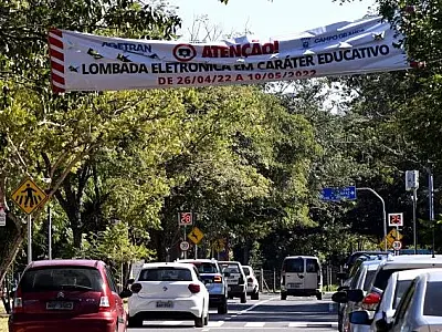 Equipamentos de fiscalização eletrônica no Parque dos Poderes estão funcionando em caráter educativo