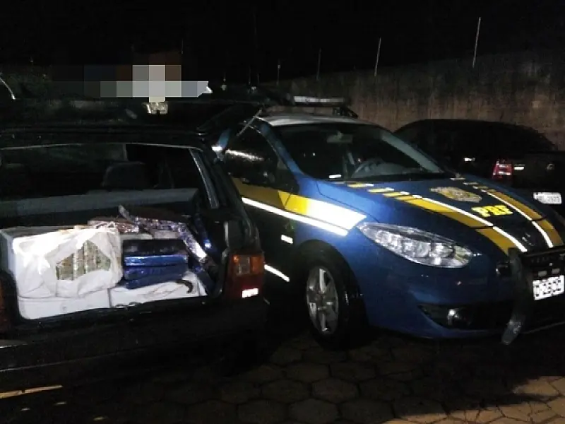 Condutor atrapalhado acaba sendo preso pela PRF com 307 kg de maconha