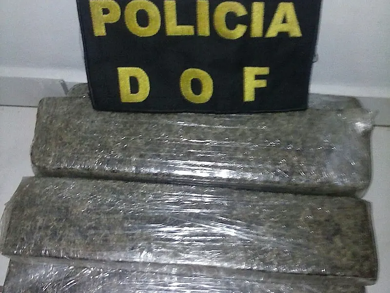 DOF apreende maconha com adolescente em ônibus na MS 487