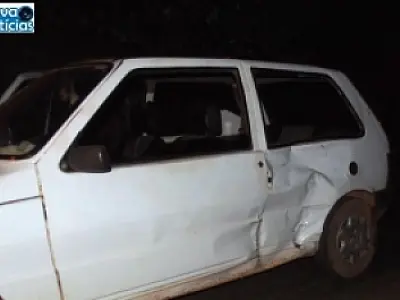 Acidente ocorrido nesta madrugada deixou um ferido em Nova Andradina