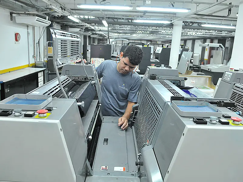 Indústria gráfica estadual recua em 2015 e não projeta crescimento para 2016