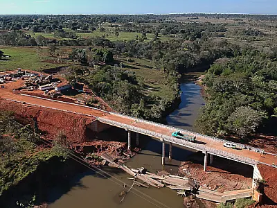 Ponte em substituição a que desabou em Guia Lopes é símbolo de integração de uma região hoje isolada