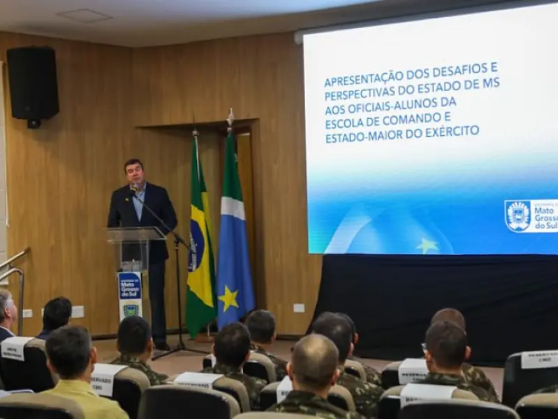 Oficiais do Exército são recebidos pelo Governo de MS e conhecem desafios e perpectivas do Estado