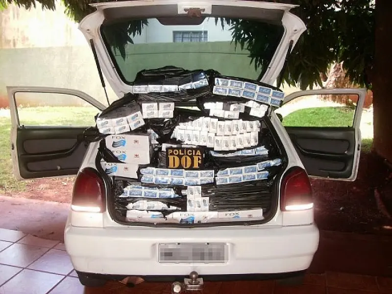 DOF apreende 465 pacotes de cigarro em rodovia