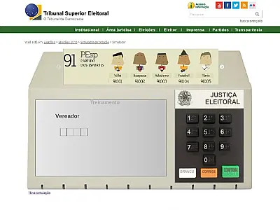 Eleitor de MS pode simular voto em urna eletrônica no site do TSE