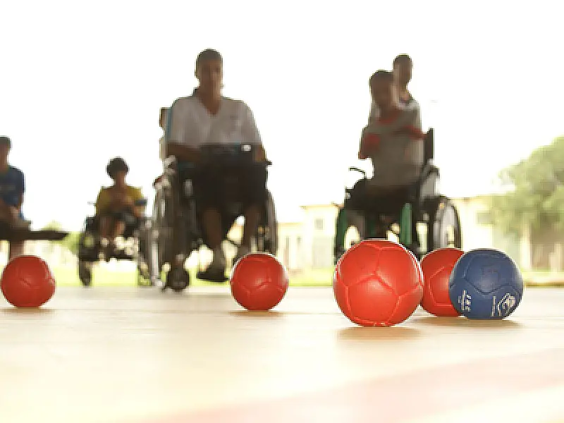 Para-atletas da capital participam de campeonato de bocha