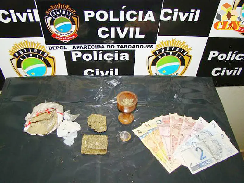 Polícia prende adolescentes por tráfico em Aparecida do Taboado