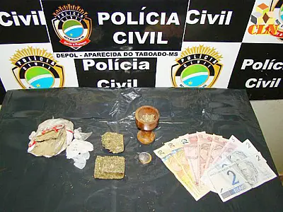 Polícia prende adolescentes por tráfico em Aparecida do Taboado