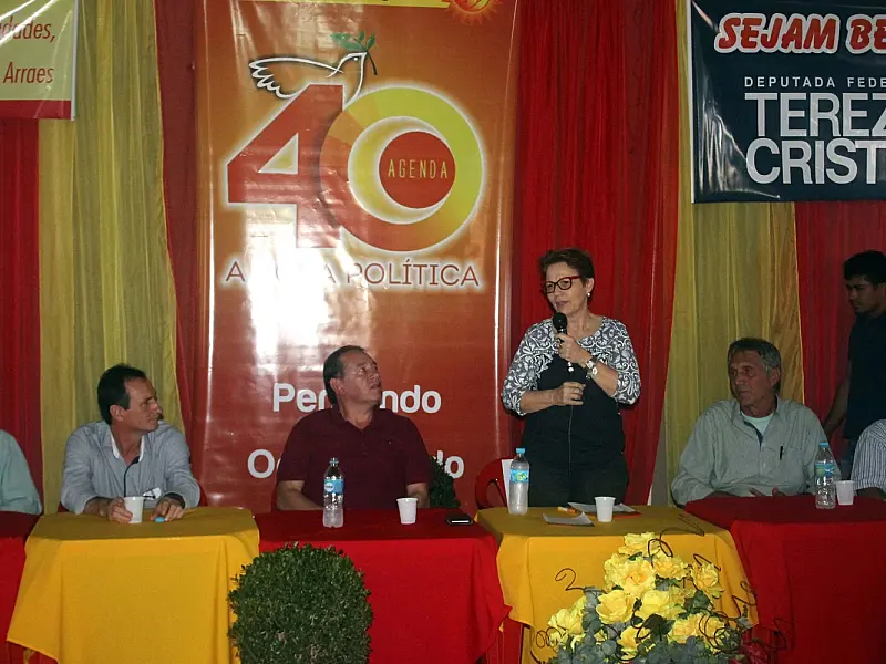 Em Sidrolândia, Tereza Cristina confirma apoio do PSB a reeleição do atual prefeito