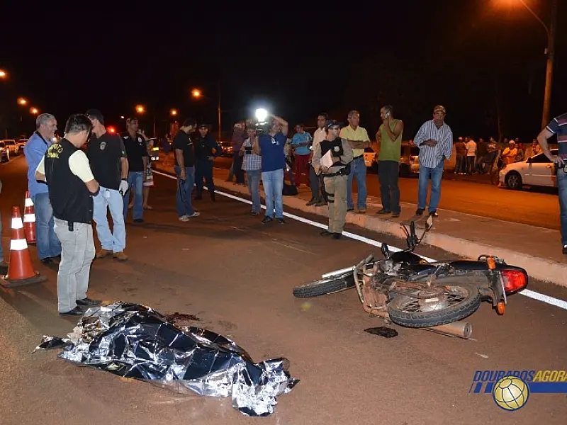 Idosa morre atropelada ao tentar cruzar rodovia proximo de Dourados