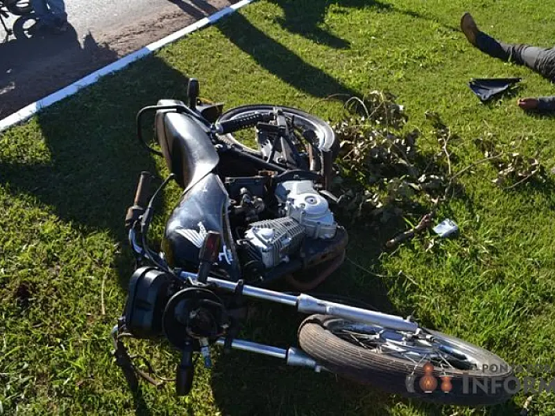 Motociclista tem perna amputada em acidente na cidade de Ponta Porã