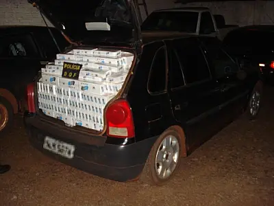 DOF apreende 1.500 pacotes de cigarros em veículo na região de Dourados