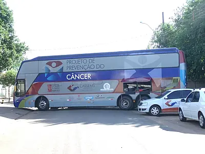 Ônibus do HC atende pacientes de Coxim neste sábado