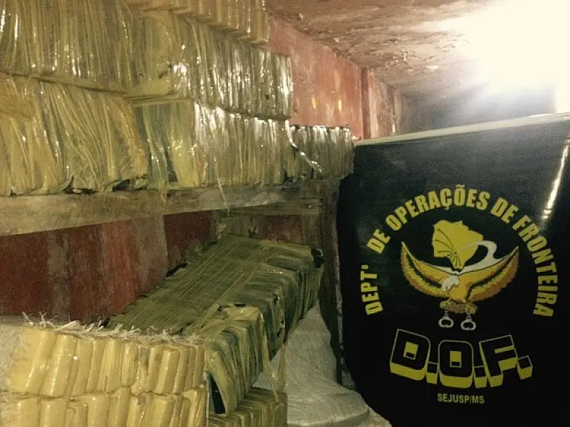DOF apreende em MS 1 t de maconha que seria entregue no RN