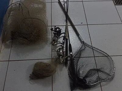 PMA autua pescador por pesca predatória com tarrafão em Água Clara