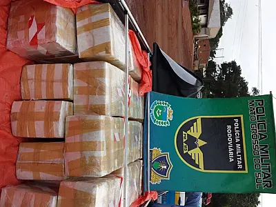 Polícia Militar Rodoviária apreende quase 50 toneladas de drogas em 8 meses