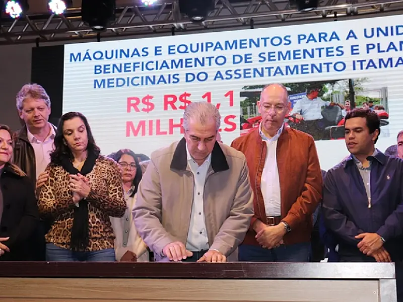 Semagro apoia projeto de produção e processamento de ervas medicinais em assentamento