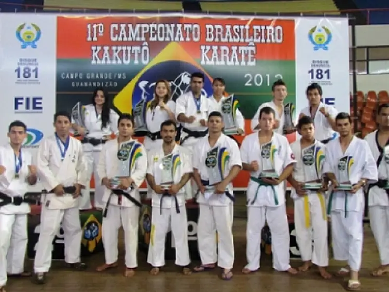MS fica em 1º lugar no Campeonato Brasileiro de Kakuto Karatê