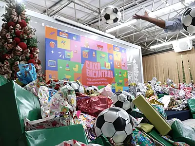 Campanha 'Caixa Encantada' encerra arrecadação de brinquedos com evento nesta segunda