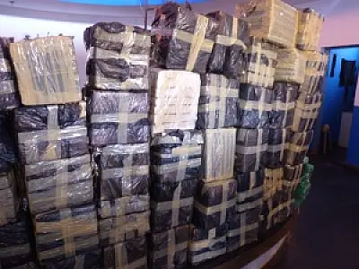 PM apreende 850 kg de maconha em Coronel Sapucaia