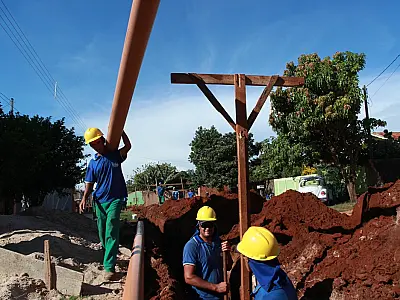 Com recursos do Focem, Sanesul investe R$ 10 milhões em obras do SES de Ponta Porã