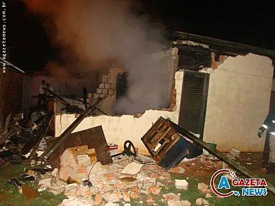 Incêndio destrói residência em Amambai
