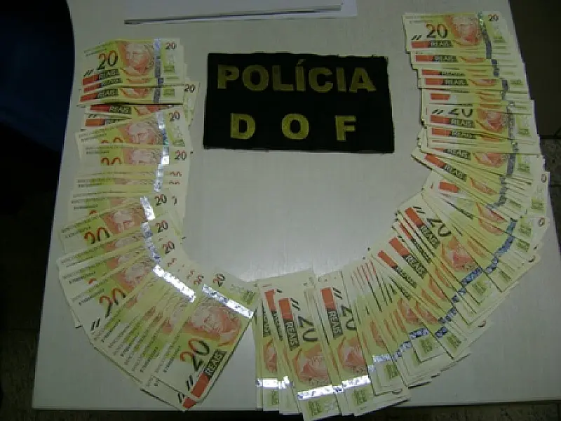 DOF apreende R$ 3.960,00 notas falsas na região de Ponta Porã