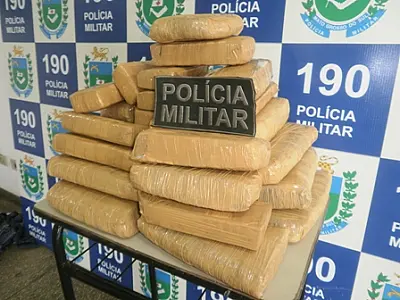 Polícia Militar de Ponta Porã apreende 23 quilos de maconha