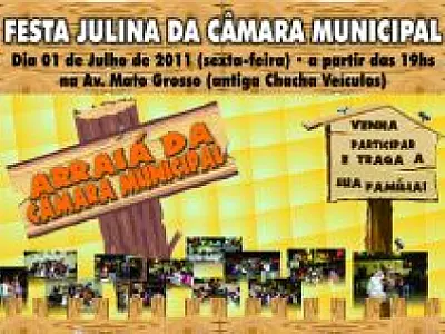 Câmara promove Arraiá Beneficente no próximo dia primeiro