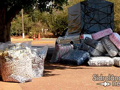 Após tentar driblar fiscalização, homem é preso com produtos contrabandeados
