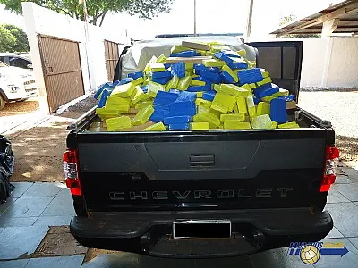 DOF apreende cerca de 1 tonelada de maconha em Amambai
