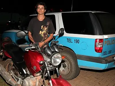 Estuprador é preso em flagrante após furtar motocicleta em Coxim