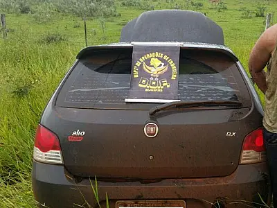 Veículo roubado é apreendido na MS-164