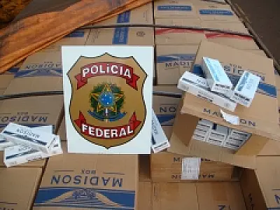 Federal apreende carga de cigarros avaliada em R$ 600 mil