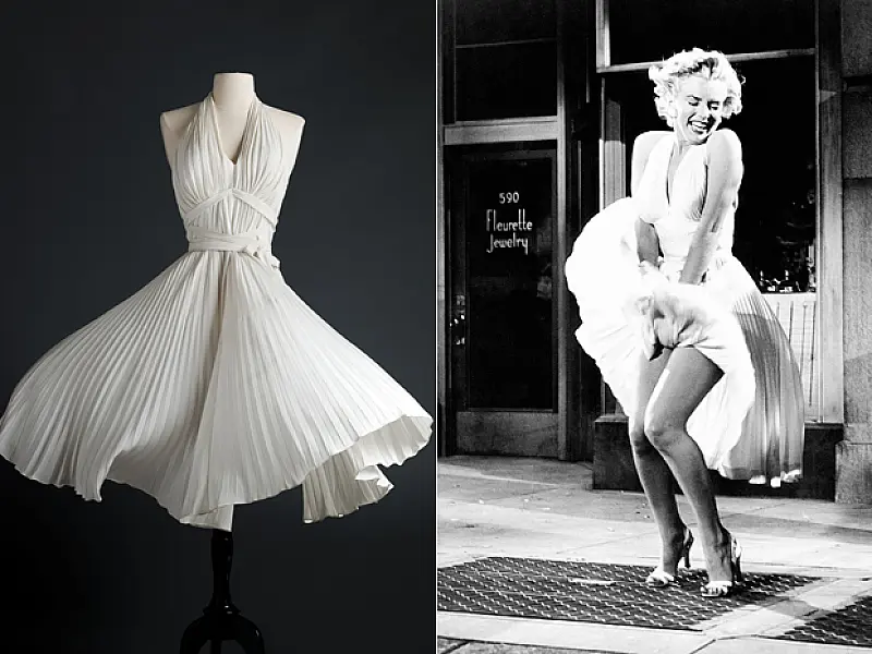 Vestido de Marilyn Monroe em "O pecado mora ao lado" é vendido por US$ 4,6 milhões