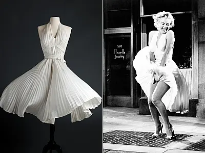 Vestido de Marilyn Monroe em "O pecado mora ao lado" é vendido por US$ 4,6 milhões