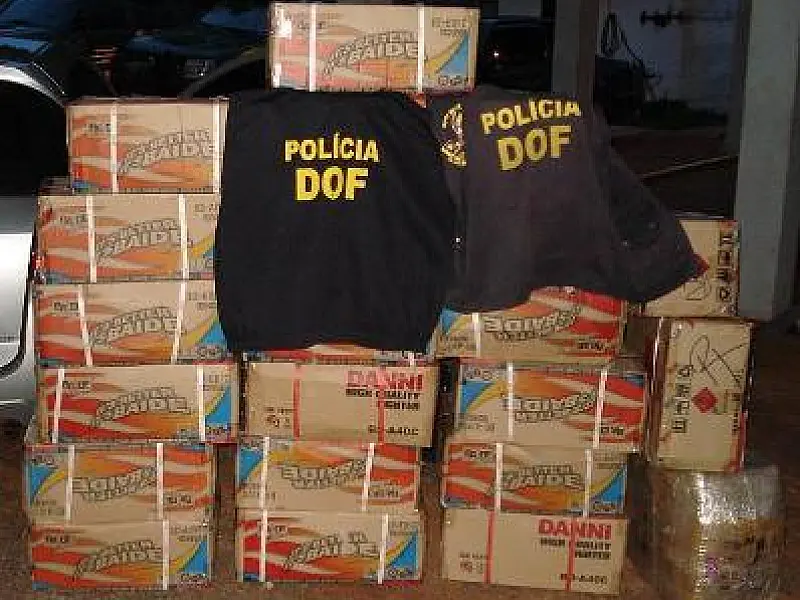 DOF apreende mais de 20 mil relógios e isqueiros