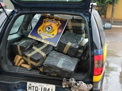 PRF apreende 188 quilos de Maconha em Nova Casa Verde